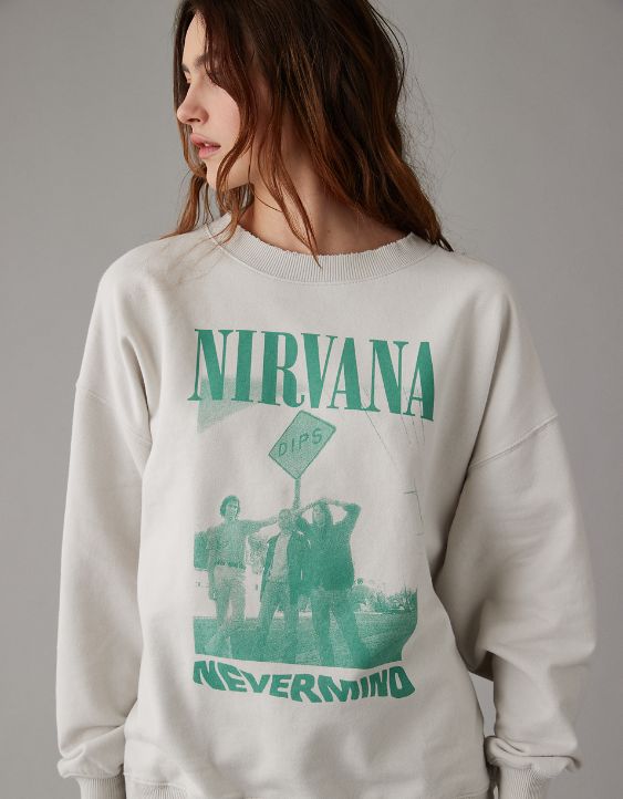 AE Oversized Nirvana Graphic Sweatshirt