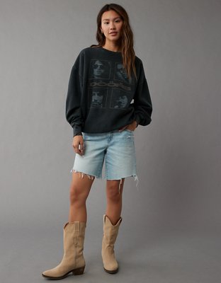 Женские худи American Eagle AE Oversized The Doors Graphic Sweatshirt — фото 2