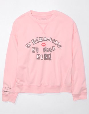 Originals pink cropped cute hotsell crew sweatshirt