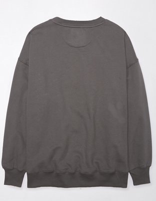 Женские худи American Eagle AE Oversized Smiley Graphic Sweatshirt — фото 4