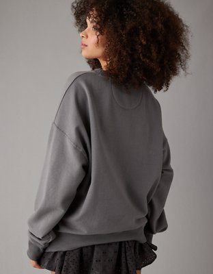 Женские худи American Eagle AE Oversized Smiley Graphic Sweatshirt — фото 2
