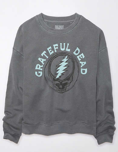 AE Oversized Distressed Grateful Dead Graphic Sweatshirt