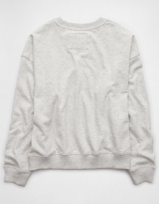 Женские худи American Eagle AE Snoopy Holiday Relaxed Crew Neck Sweatshirt — фото 4