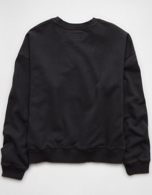 Женские худи American Eagle AE Holiday Budweiser Graphic Relaxed Crew Neck Sweatshirt — фото 4