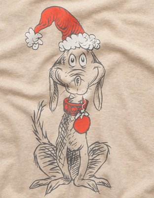 Женские худи American Eagle AE Holiday Grinch Graphic Relaxed Crew Neck Sweatshirt — фото 5