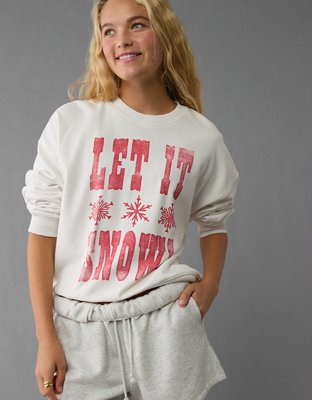 In a holidaze sweatshirt american eagle best sale