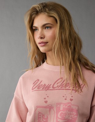 AE Valentine's Day Graphic Relaxed Crew Neck Sweatshirt