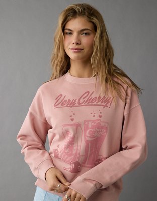 AE Valentine's Day Graphic Relaxed Crew Neck Sweatshirt