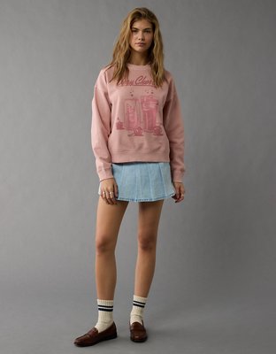 AE Valentine's Day Graphic Relaxed Crew Neck Sweatshirt