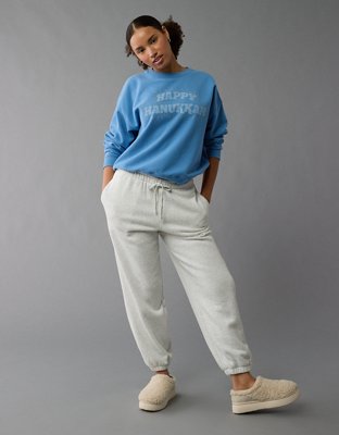 AE Hanukkah Graphic Relaxed Crew Neck Sweatshirt