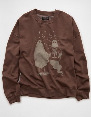 AE Halloween Graphic Relaxed Fit Sweatshirt
