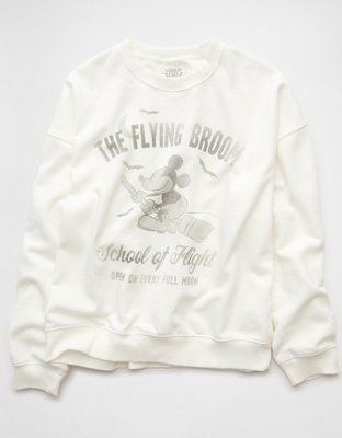 AE Mickey Mouse Halloween Graphic Relaxed Fit Sweatshirt.