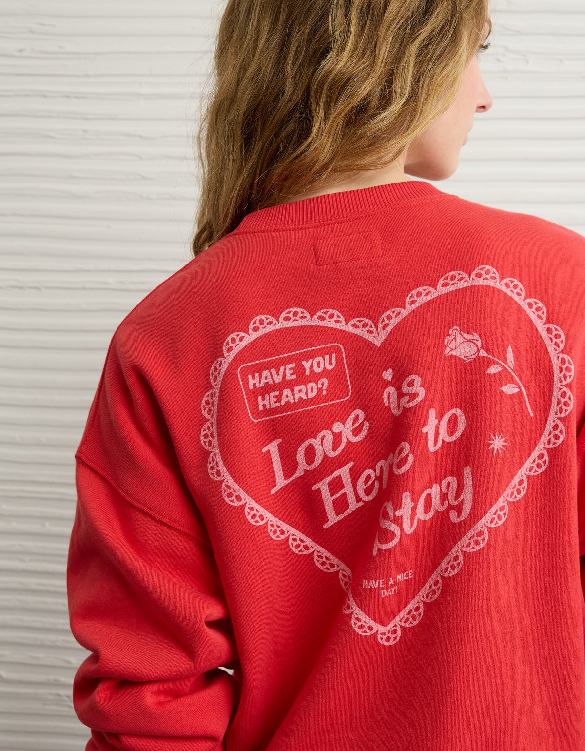 AE Valentine's Day Graphic Sweatshirt - image 2