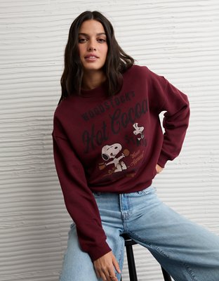 AE Peanuts Holiday Crewneck Sweatshirt
