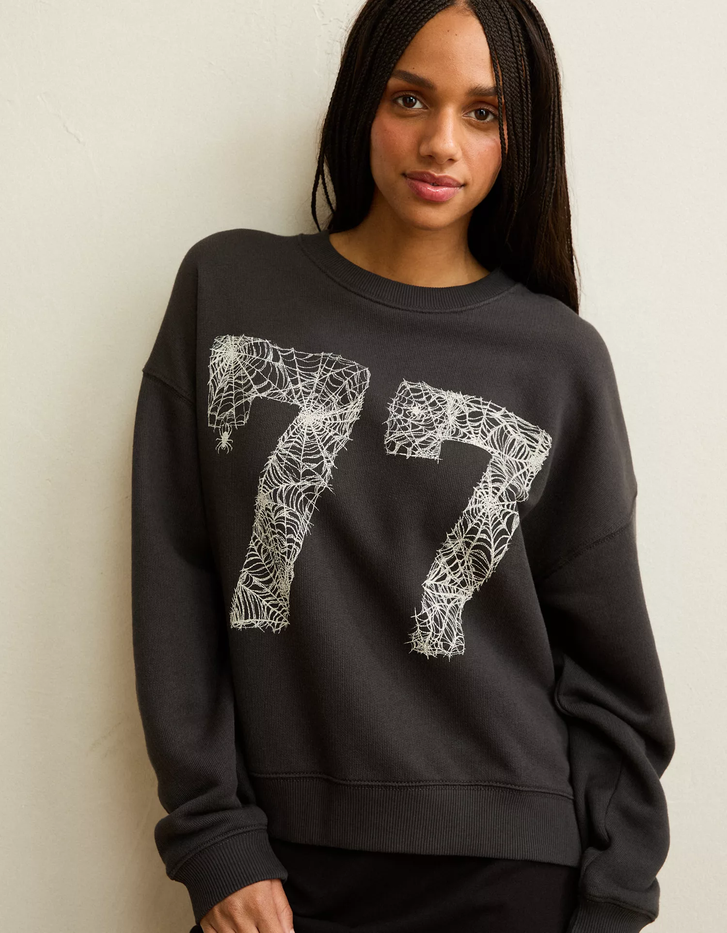 AE Halloween Graphic Sweatshirt - thumbnail 3
