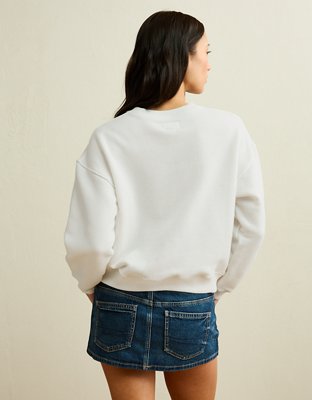 AE Snoopy Graphic Crew Neck Sweatshirt