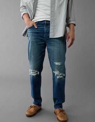 AE AirFlex+ Distressed Athletic Straight Jean