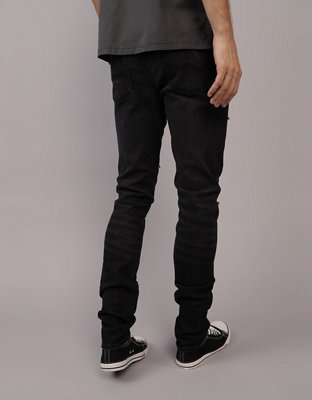 Мужские джинсы American Eagle AE AirFlex+ Super Skinny Patched Jean — фото 2