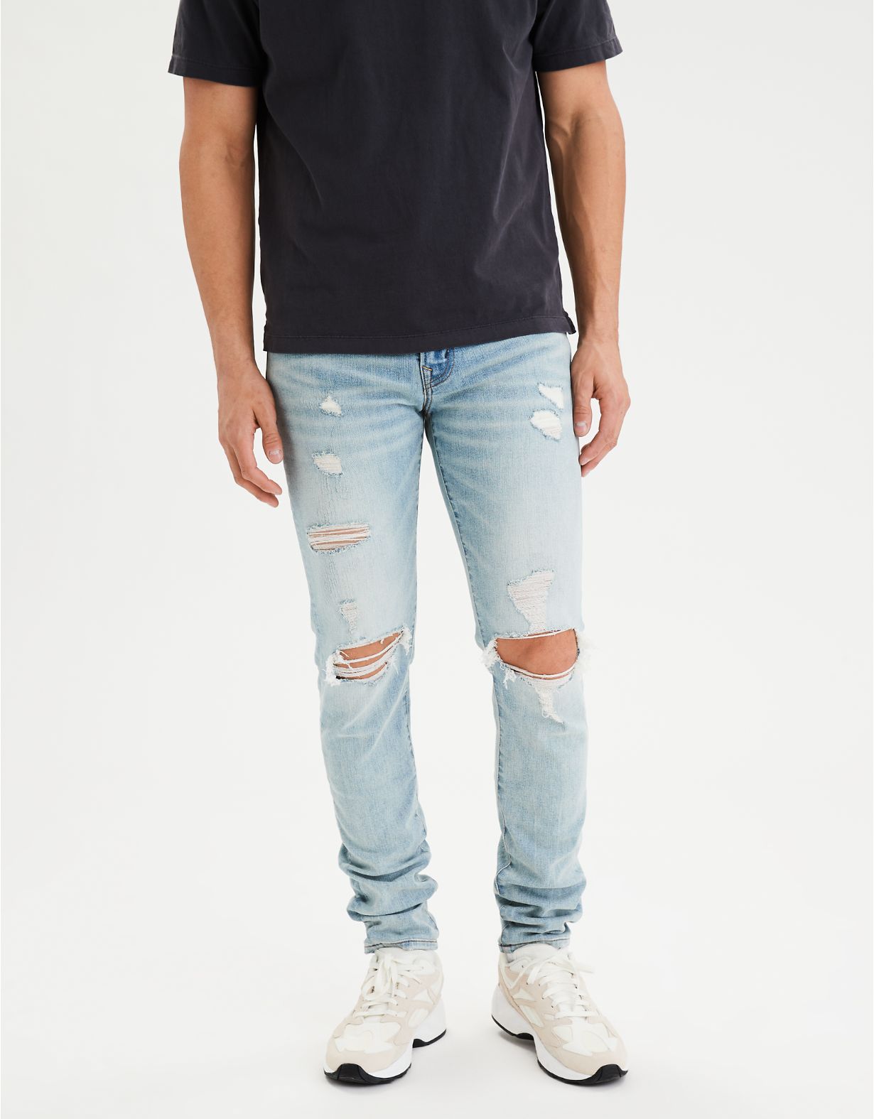 AE AirFlex+ Ripped Stacked Skinny Jean