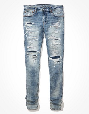 AE AirFlex+ Patched Stacked Skinny Jean