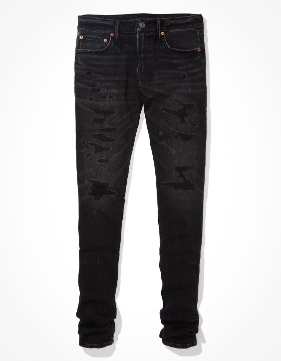 AE AirFlex+ Patched Stacked Skinny Jean
