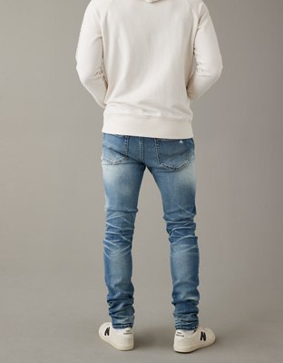 Мужские джинсы American Eagle AE AirFlex 360 Patched Stacked Jean — фото 2