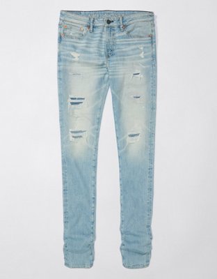 AE AirFlex+ Temp Tech Patched Stacked Jean