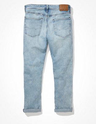 american eagle mens light wash jeans
