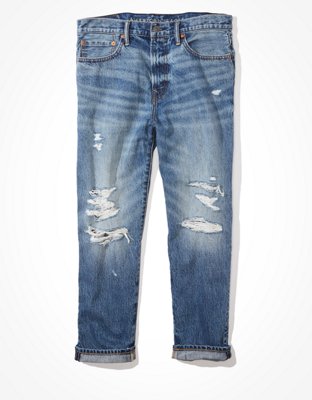 Мужские джинсы American Eagle AE Cropped Loose Fit Jean — фото 3