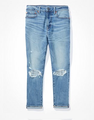 Мужские джинсы American Eagle AE AirFlex+ Ripped Relaxed Slim Jean — фото 3