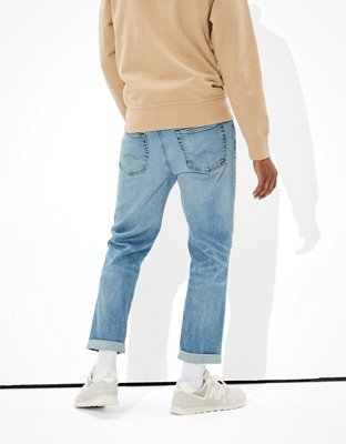 Мужские джинсы American Eagle AE AirFlex+ Ripped Relaxed Slim Jean — фото 2