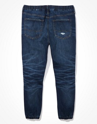 Мужские джинсы American Eagle AE AirFlex+ Patched Denim Jogger — фото 4