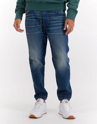 American Eagle Outfitters Jogger Fit Men Blue Jeans