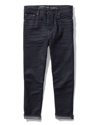 Мужские джинсы American Eagle AE AirFlex+ Cropped Loose Fit Jean — фото 3