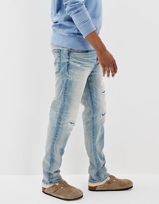 Мужские джинсы American Eagle AE AirFlex+ Temp Tech Patched Baggy Jean — фото 3