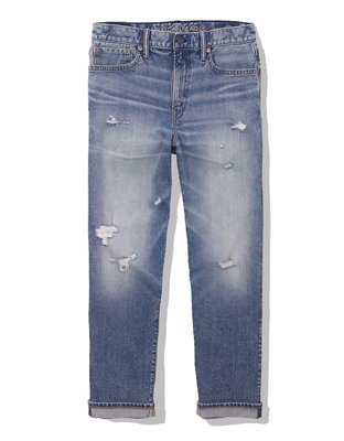 Мужские джинсы American Eagle AE Flex Loose Cropped Jean — фото 3