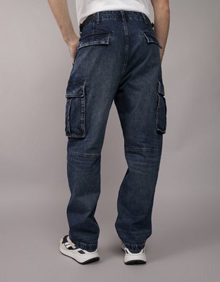 Мужские джинсы American Eagle AE Athletic Loose Cargo Jean — фото 2