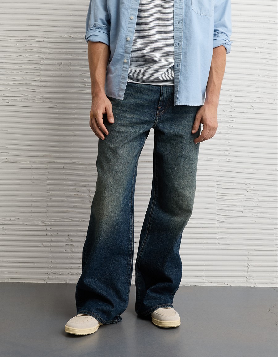 AE Easyflex Baggy Flare Jeans