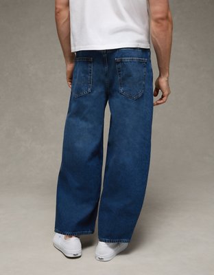 AE Cropped Baggy Barrel Jean