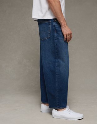 AE Cropped Baggy Barrel Jean