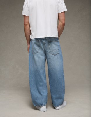 AE Cropped Baggy Barrel Jean
