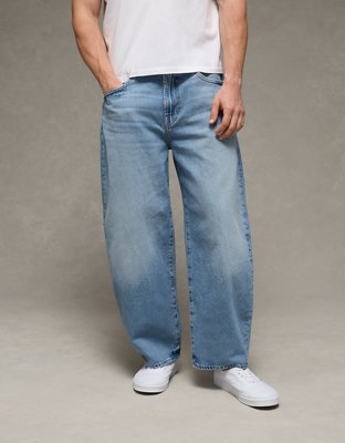 AE Cropped Baggy Barrel Jean