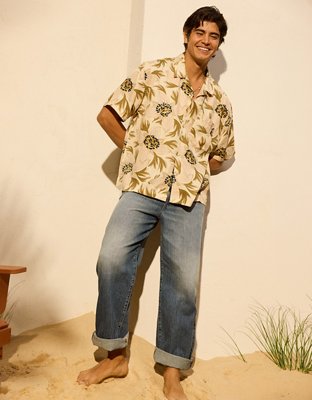 Мужские джинсы American Eagle AE Lightweight Baggy Jean — фото 5