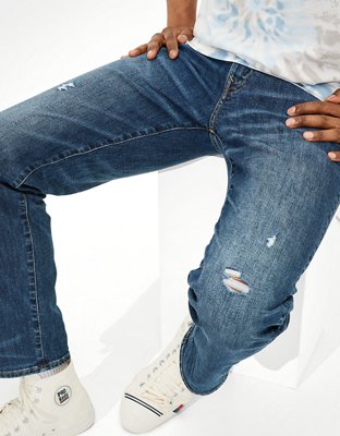 AE AirFlex+ Ripped Athletic Straight Jean