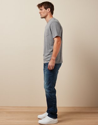 Мужские джинсы American Eagle AE AirFlex+ Temp Tech Athletic Straight Jean — фото 3