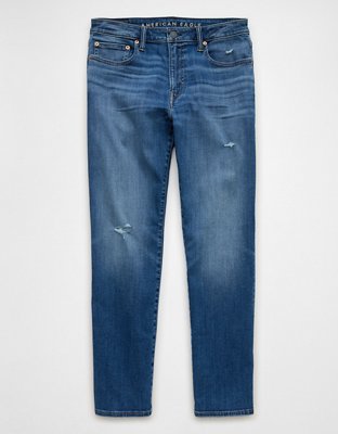 Мужские джинсы American Eagle AE AirFlex+ Ripped Athletic Straight Jean — фото 3