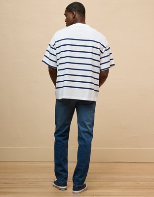 Мужские джинсы American Eagle AE AirFlex+ Ripped Athletic Straight Jean — фото 2