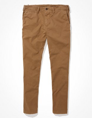 AE Flex Slim Straight Lived-In Khaki Pant