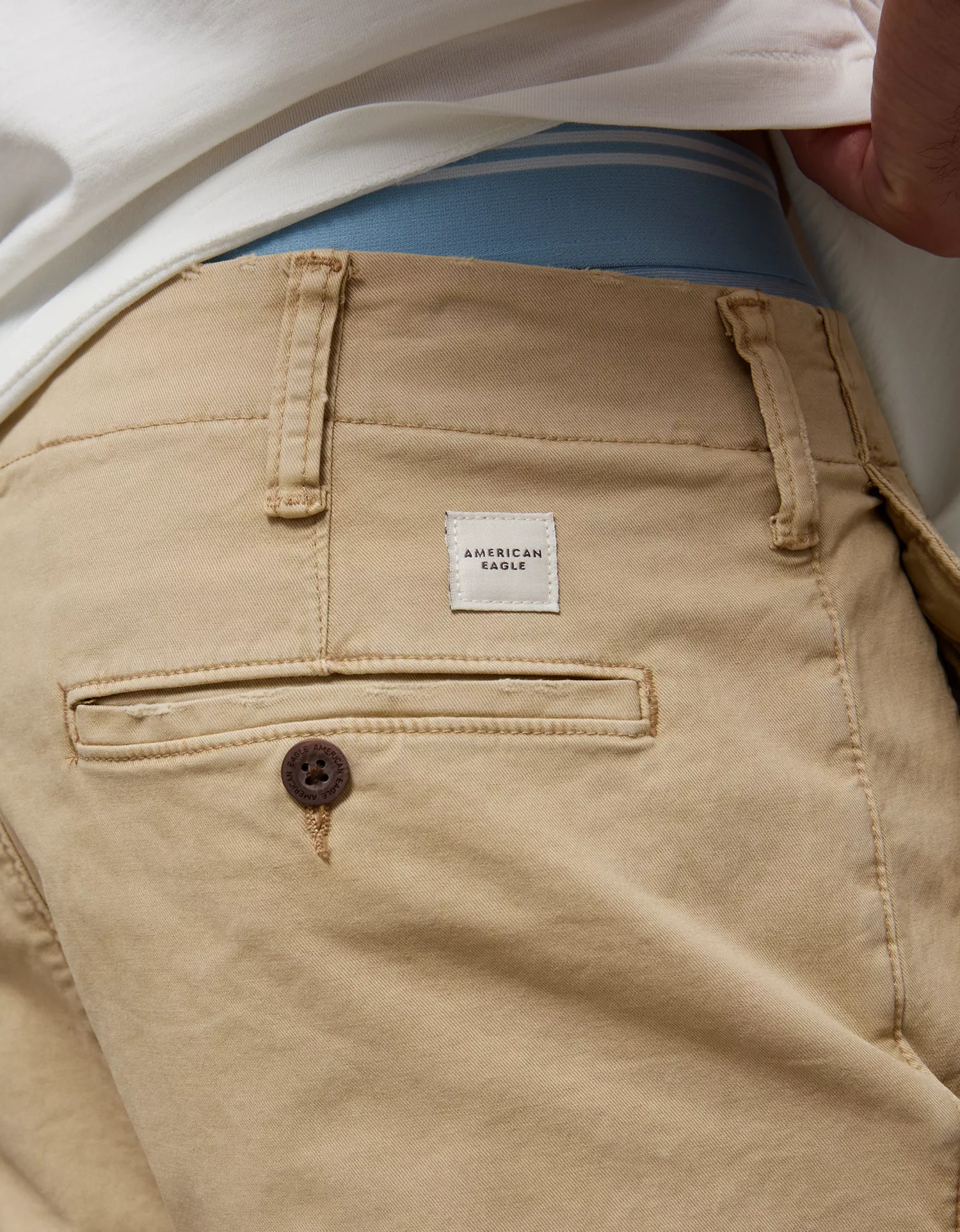AE Flex Slim Lived-In Khaki Pant - thumbnail 6
