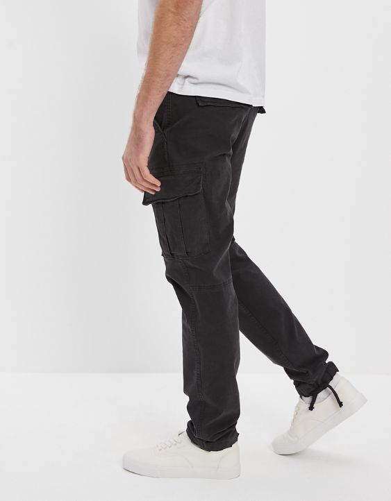 AE Flex Slim Pantalones cargo con look usado